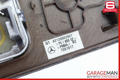 10-13 Mercedes W212 E350 E400 E550 Center Console Switch Trim Cover Bezel Wood