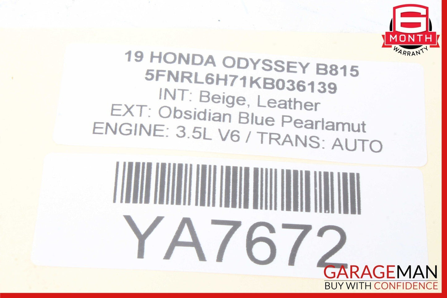 18-24 Honda Odyssey Center Dashboard Pullout Storage Assembly OEM