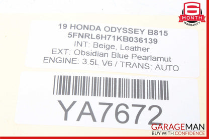 18-24 Honda Odyssey Center Dashboard Pullout Storage Assembly OEM
