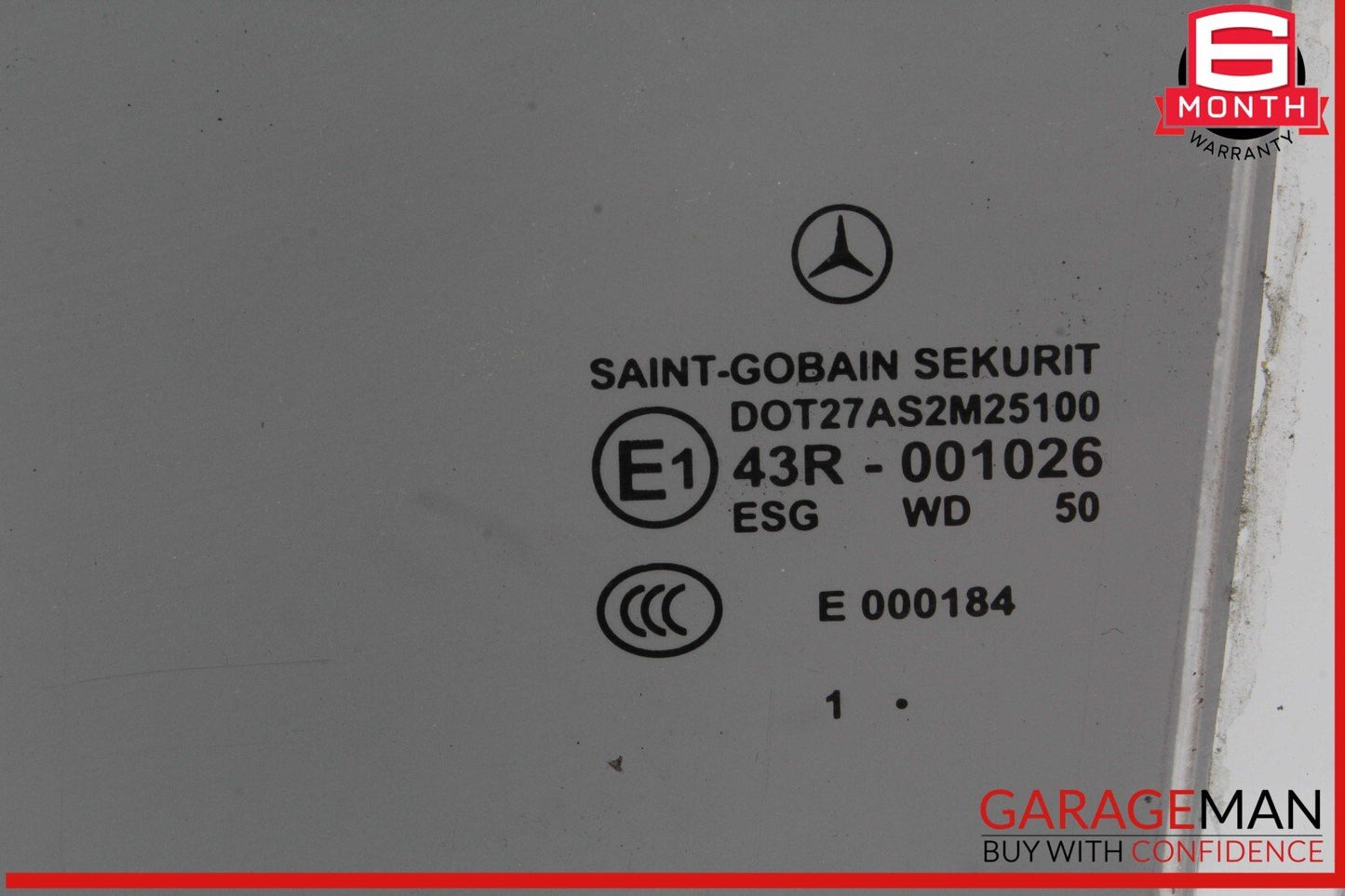 12-18 Mercedes W218 CLS550 CLS63 AMG Rear Left Driver Side Door Window Glass OEM