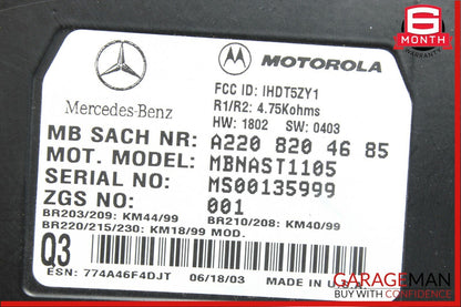 03-09 Mercedes W209 CLK500 CLK55 AMG Motorola Communication Control Module Unit