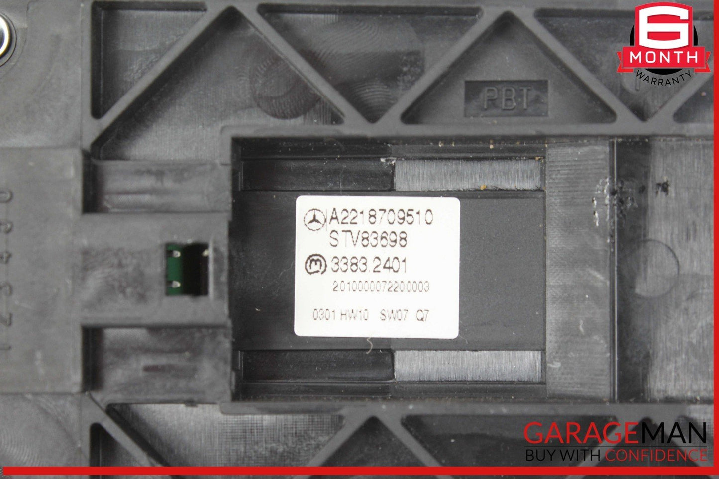07-13 Mercedes W221 S550 S400 S600 Rear Left or Right Side Window Control Switch