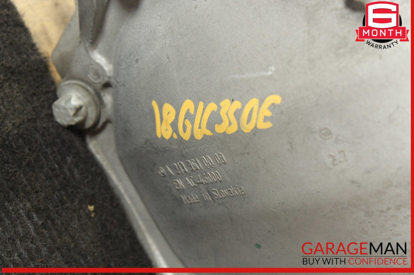 18-20 Mercedes X253 GLC350e Rear Differential Diff Axle Carrier Assembly OEM