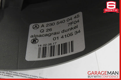07-09 Mercedes R230 SL550 SL55 AMG Steering Column Switch Shroud Assy Gray