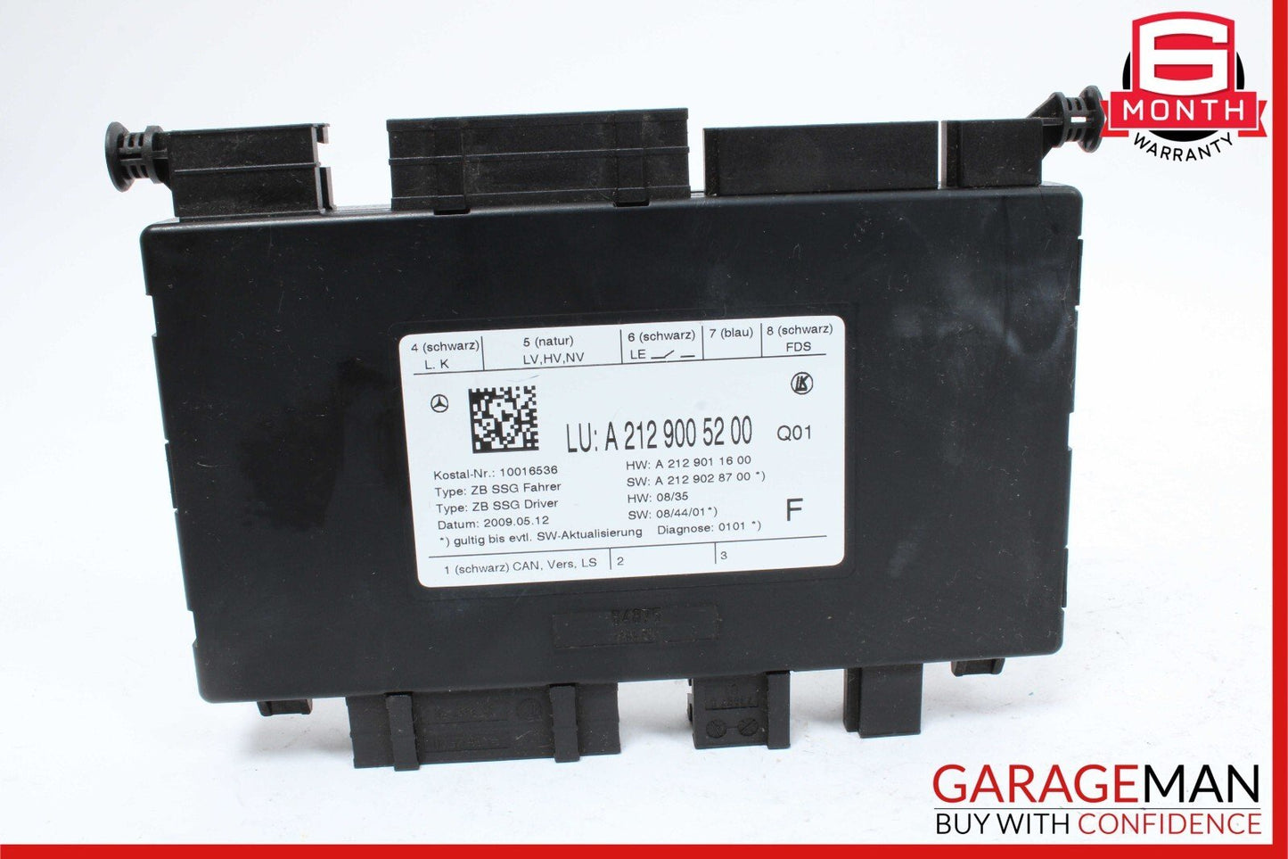 08-18 Mercedes W212 E350 SLK250 Seat Control Module Front Left Driver Side OEM