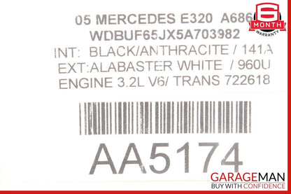 03-09 Mercedes W211 E320 E350 Front Left Side Lower Control Arm RWD