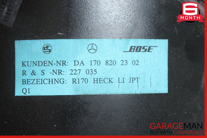 97-04 Mercedes R170 SLK230 SLK320 Rear Left Door Sound Speaker 1708202302 OEM