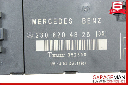 03-08 Mercedes R230 SL500 SL600 Front Right Passenger Door Control Module Unit