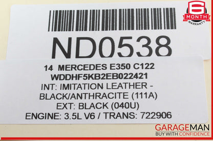 12-14 Mercedes W212 E350 C300 Right Passenger Side Exterior Door Handle OEM