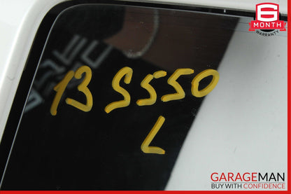 10-13 Mercedes W221 S550 Front Left Side Mirror Door Rear View Diamond White