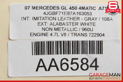 03-12 Mercedes GL450 E500 R550 Radio 6 Disk CD Changer Player 2118703889 OEM