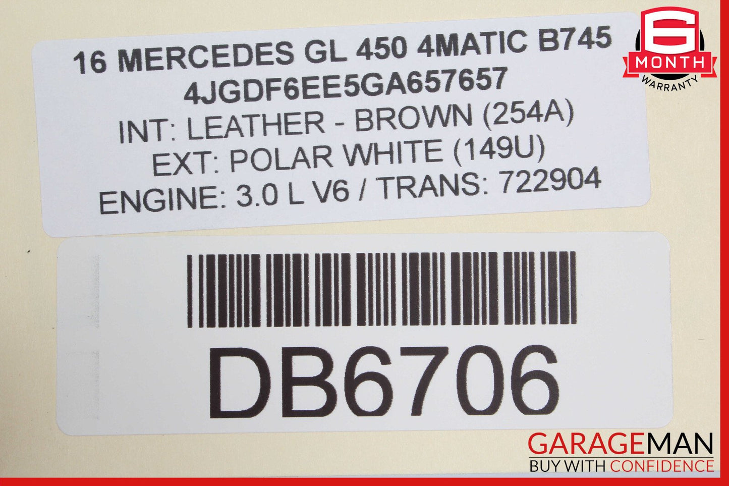 12-19 Mercedes X166 GL450 ML350 GL550 Window Regulator Panel Front Right OEM