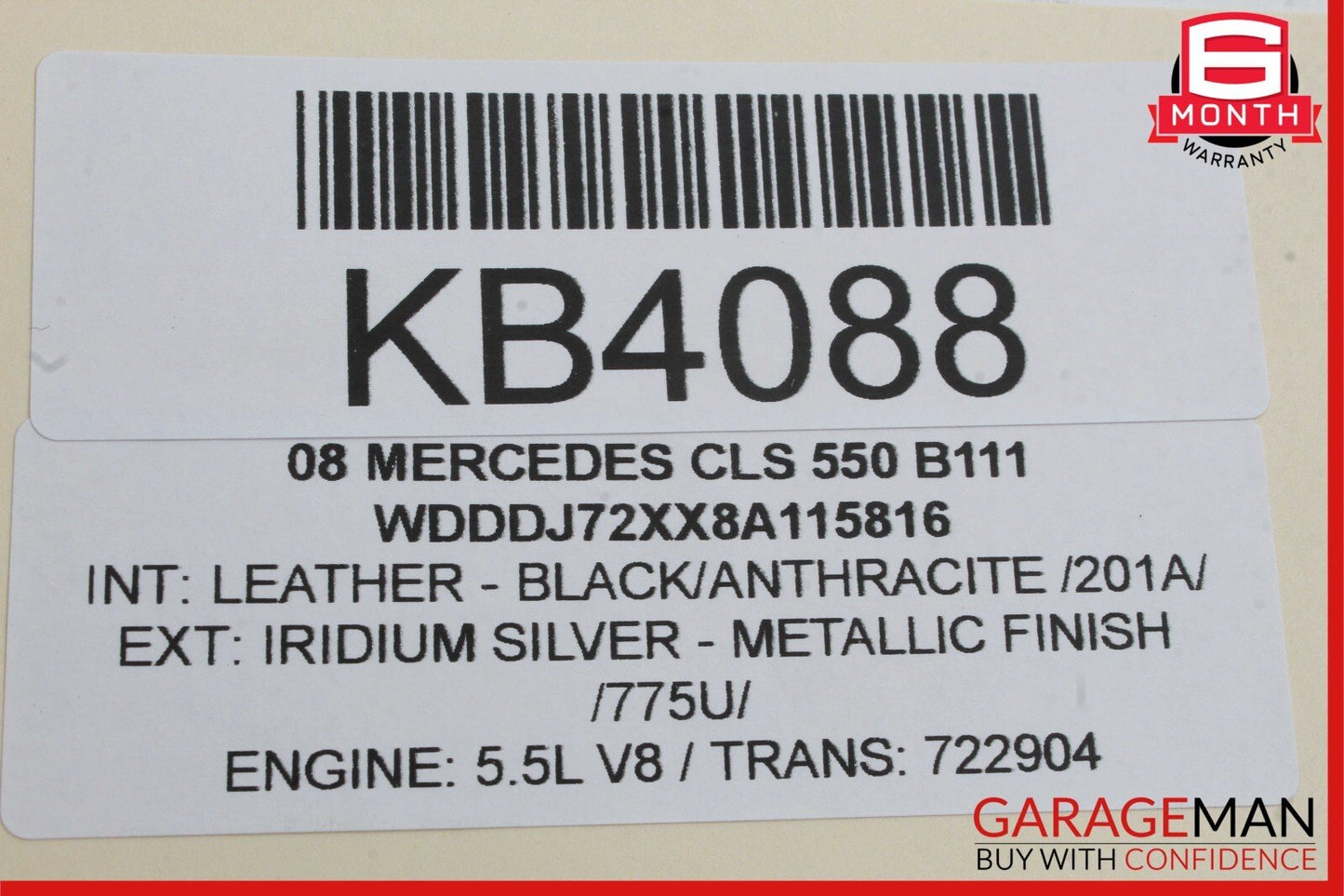 06-11 Mercedes W219 CLS550 Front Right Side Door Window Regulator Motor Unit OEM