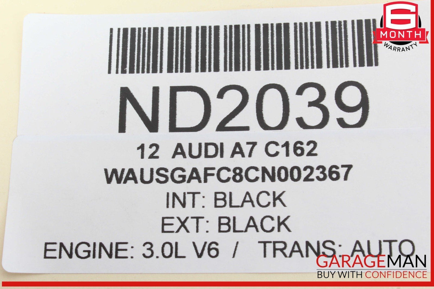 12-18 Audi A7 Front Left or Front Right Side CV Axle Shaft 4H0407271H OEM