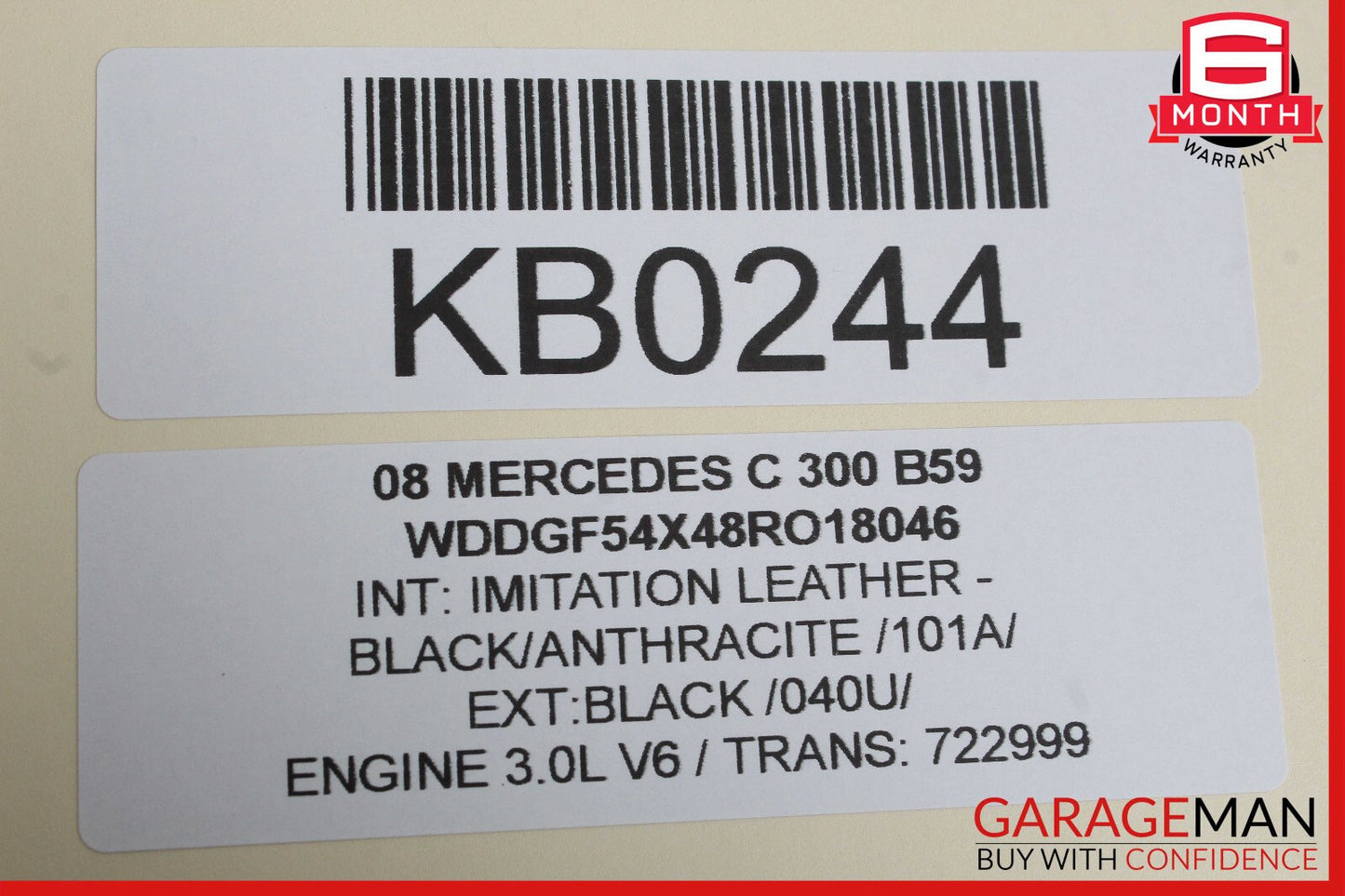 08-14 Mercedes W204 C300 C350 Rear Left Side Door Control Module 2048207585 OEM