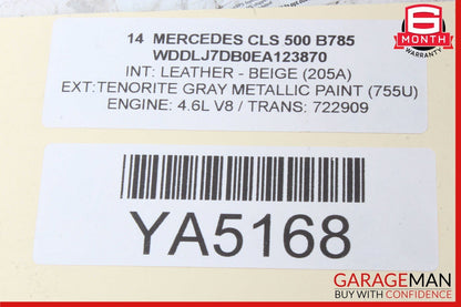 10-18 Mercedes W218 CLS500 E350 Rear Left & Right Brake Caliper Calipers Set OEM