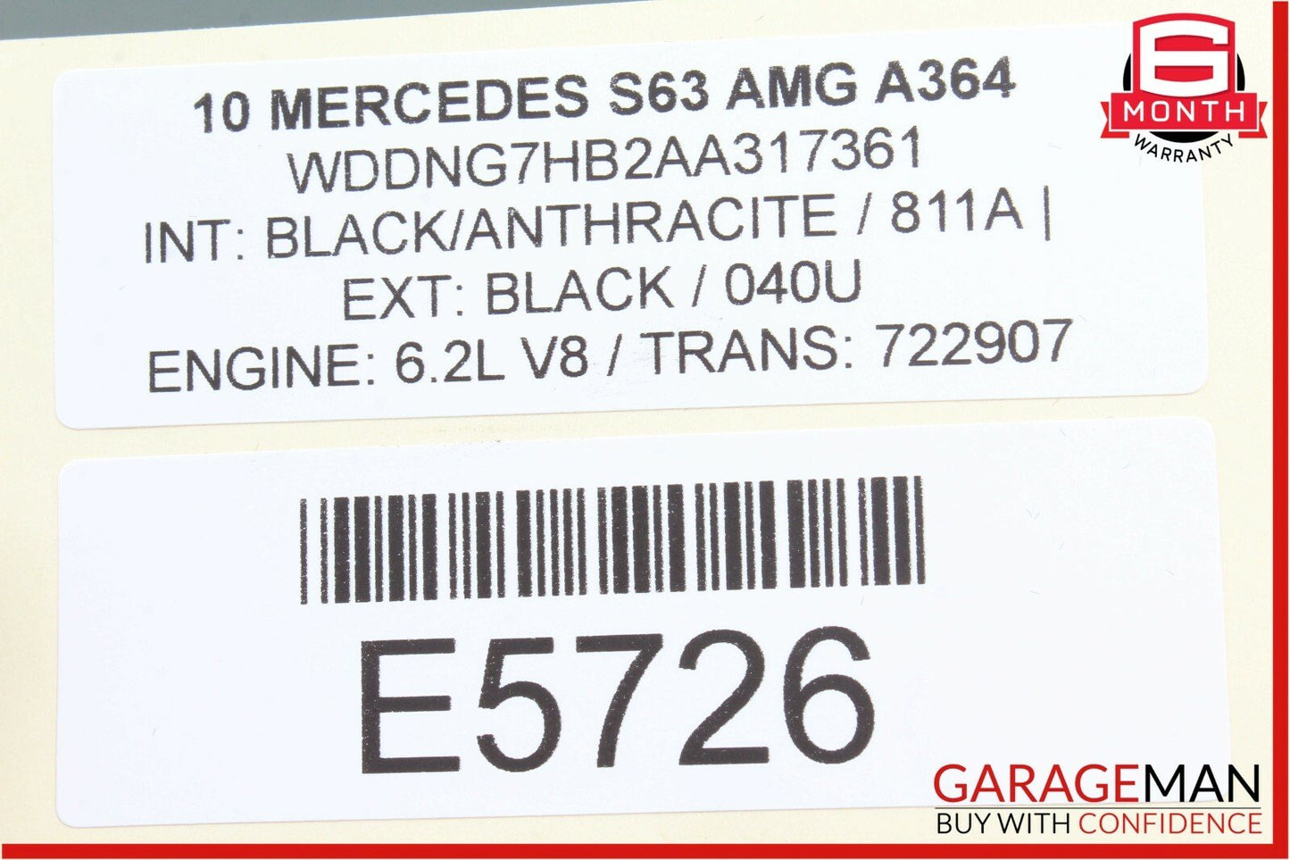 07-10 Mercedes W221 S63 CL550 Rear Floor Antenna Pressure Vent OEM