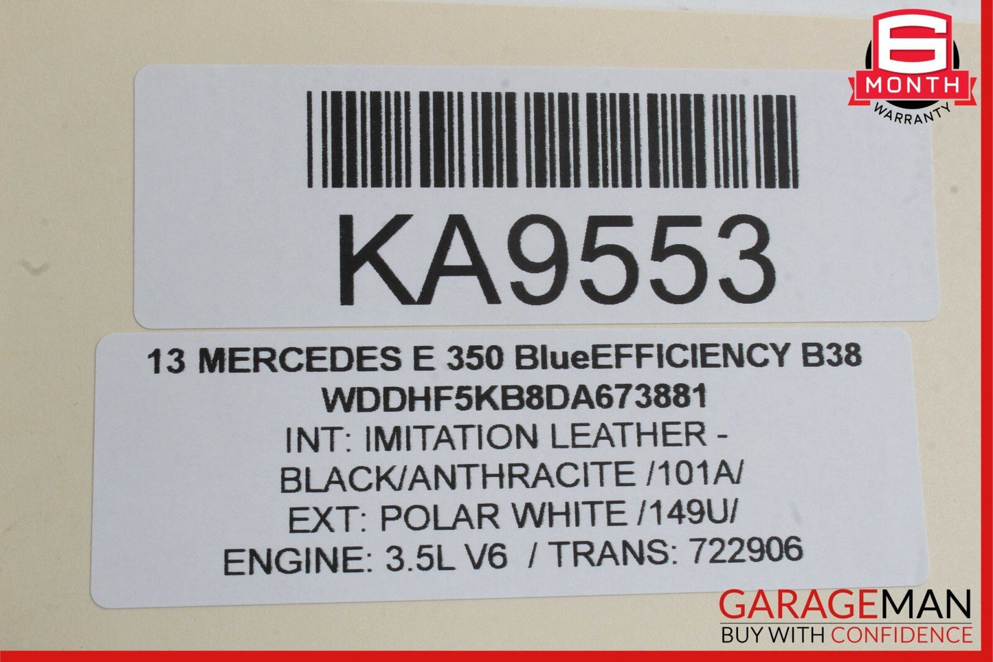 08-16 Mercedes C280 E250 E350 Front Left Side Door Window Regulator Motor Unit