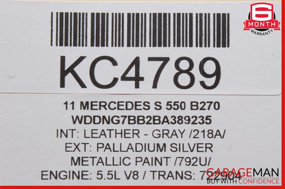 10-14 Mercedes W221 S550 Front Headlight Voltage Regulator Ballast Module Unit