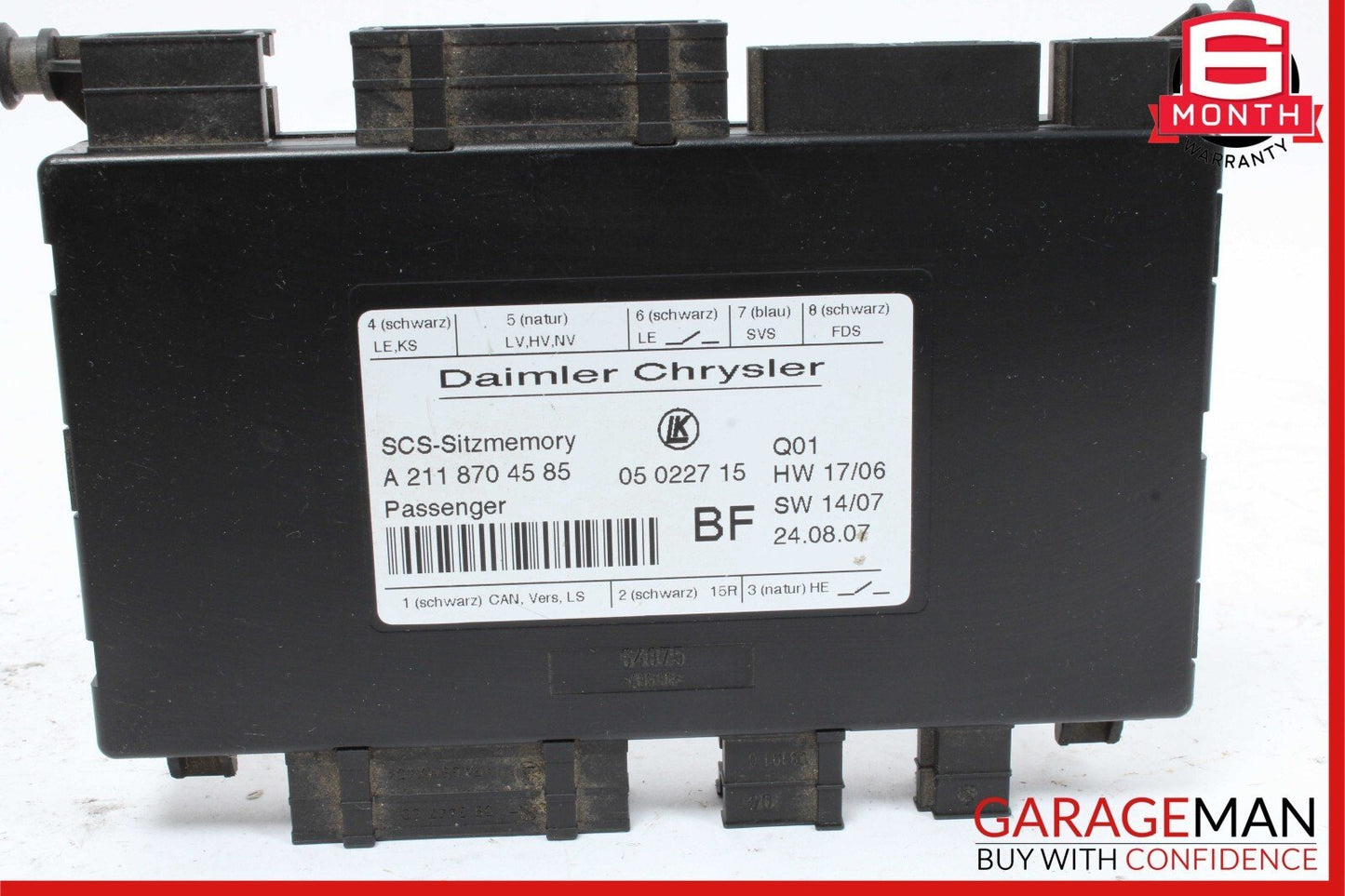 03-13 Mercedes W219 CLS550 ML350 R350 Front Right Side Seat Control Module OEM