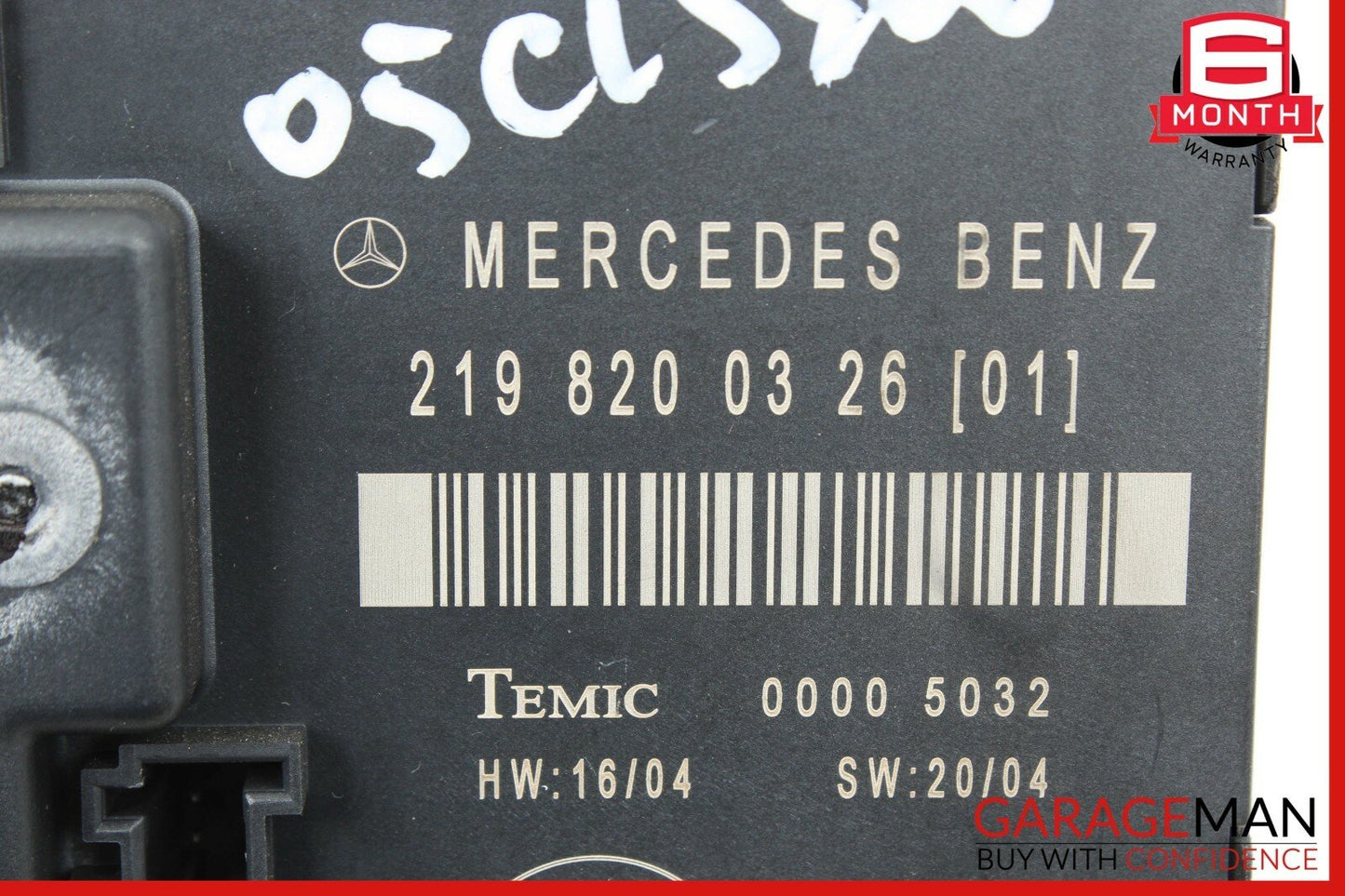 06-11 Mercedes W219 CLS500 CLS55 AMG Rear Right Door Control Module 2198200326