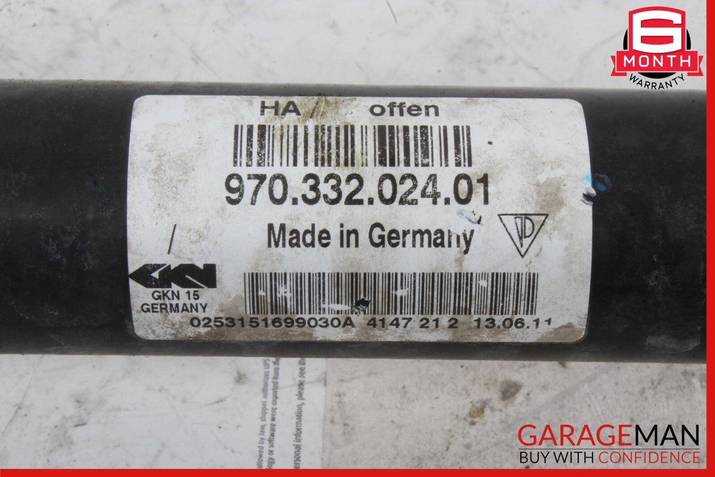 10-16 Porsche Panamera 970 Rear Left Side Cv Axle Driveshaft Drive Shaft OEM
