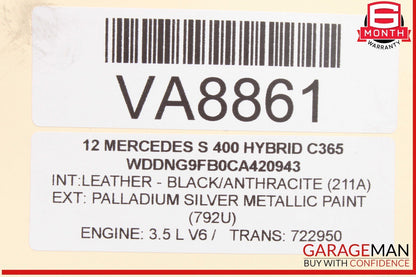 10-13 Mercedes W221 S400 Hybrid Oil Filter Cooler Housing 2721800710 OEM
