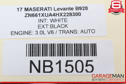 17-22 Maserati Levante M161 Rear Air Ride Suspension Reservoir Tank OEM