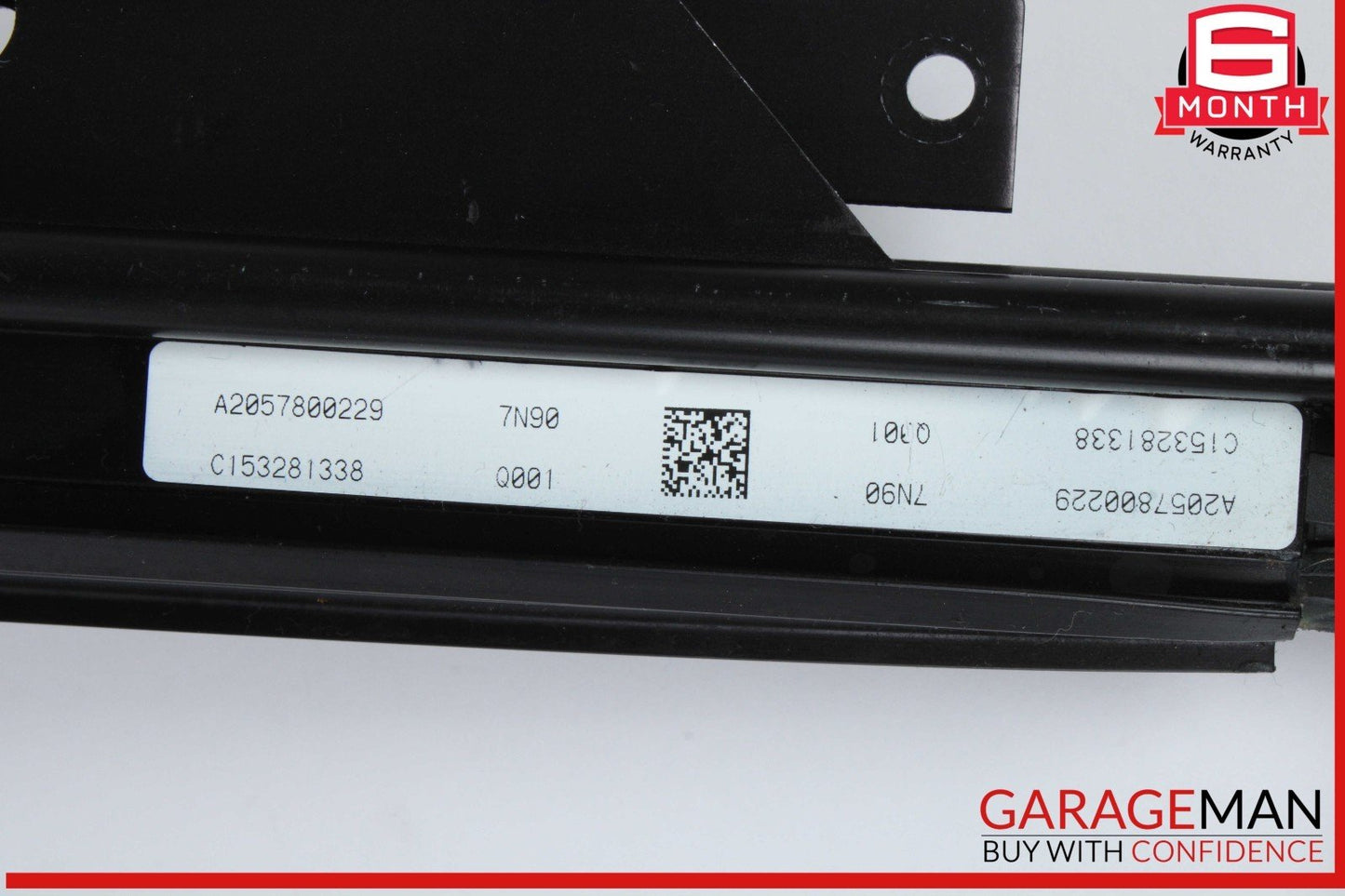15-20 Mercedes W205 C300 C43 AMG Rear Sunroof Shade Rail Frame 2057800229