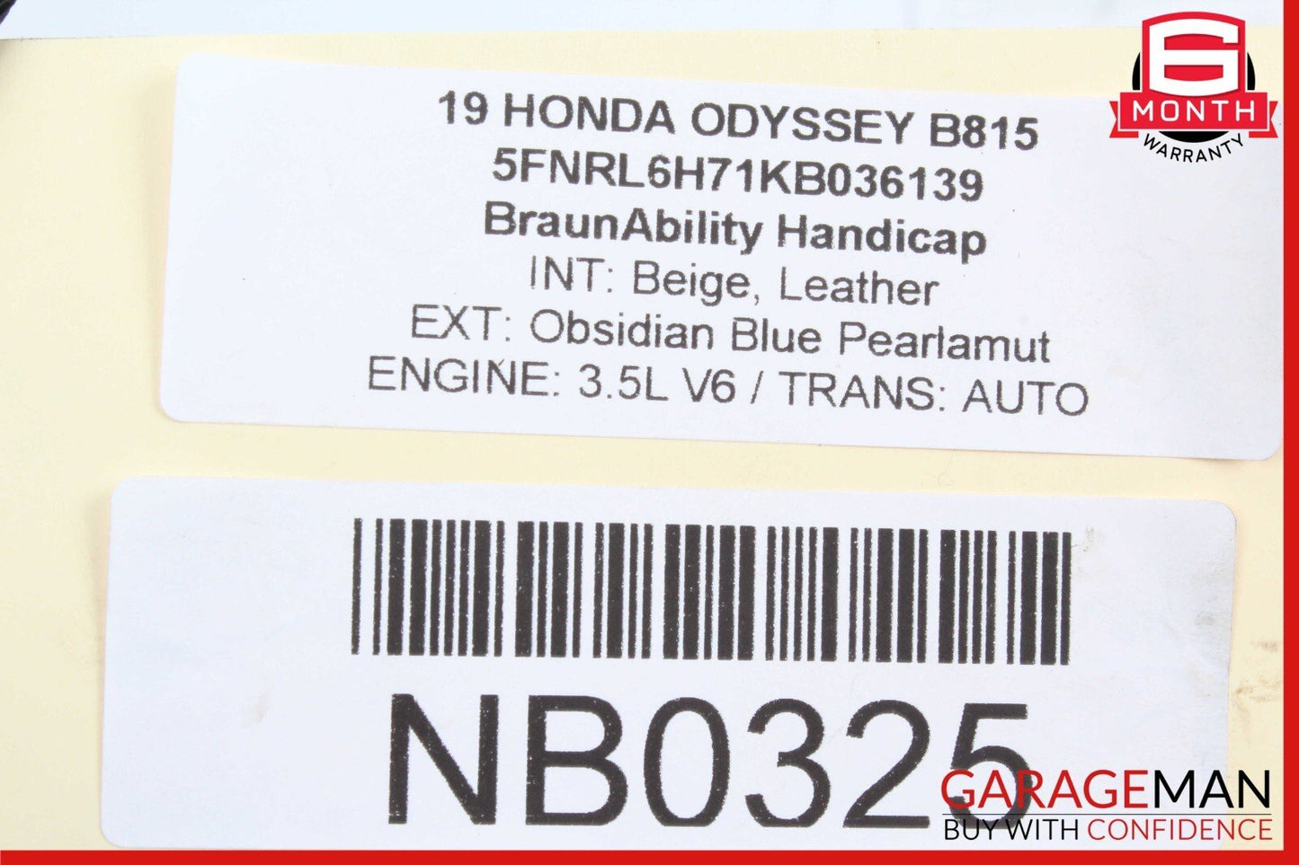 18-25 Honda Odyssey Front Right Side Steering Spindle Knuckle Hub w/ Rotor OEM
