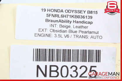 18-25 Honda Odyssey Front Right Side Steering Spindle Knuckle Hub w/ Rotor OEM