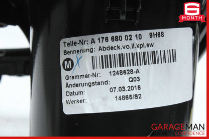 14-18 Mercedes W117 CLA250 Center Console Cup Holder Trim Panel OEM