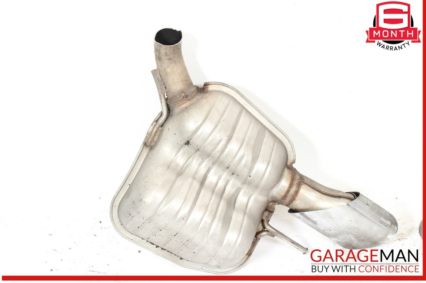 03-08 Mercedes R230 SL550 SL600 Rear Exhaust Mufflers Muffler Tip Tips Set of 2