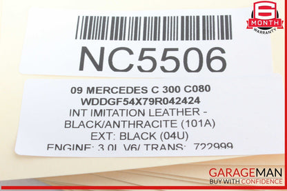 08-11 Mercedes W204 C300 C350 Interior Rear View Mirror Black 2048103417 OEM