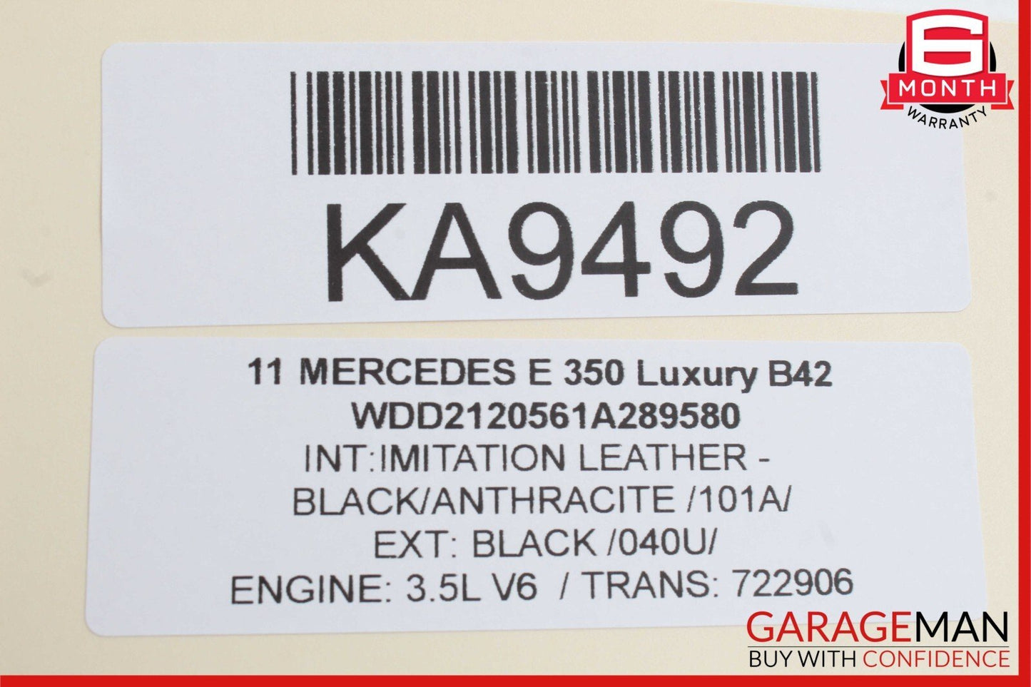 08-18 Mercedes E550 E350 CLS400 Front Left Driver Side Door Control Module Unit