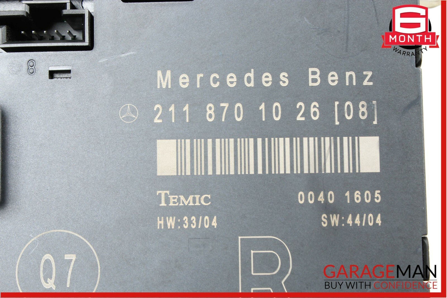 03-09 Mercedes E350 E63 AMG Front Right Passenger Side Door Control Module OEM