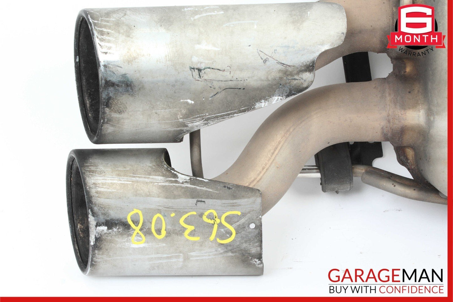 07-10 Mercedes W221 S63 S65 CL63 AMG Rear Right Side Exhaust Muffler Tip Assy