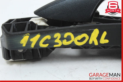 08-14 Mercedes W204 C300 4MATIC Rear Left Side Exterior Door Handle Gray OEM