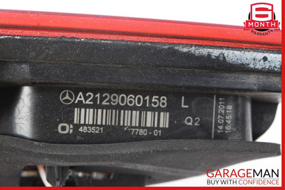 10-13 Mercedes W212 E350 E550 Rear Left Side Inner Tail Light Taillight Lamp