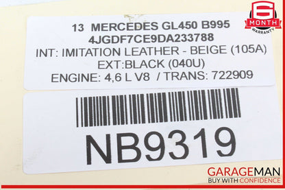 2012-2016 Mercedes-Benz GL450 X166 Front Right Passenger Axle Shaft 1663301300