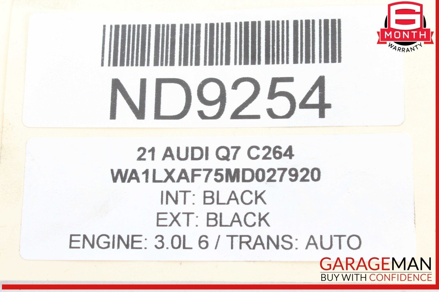 17-24 Audi Q7 Rear Left or Rear Right Side CV Axle Shaft 4M0501203D OEM