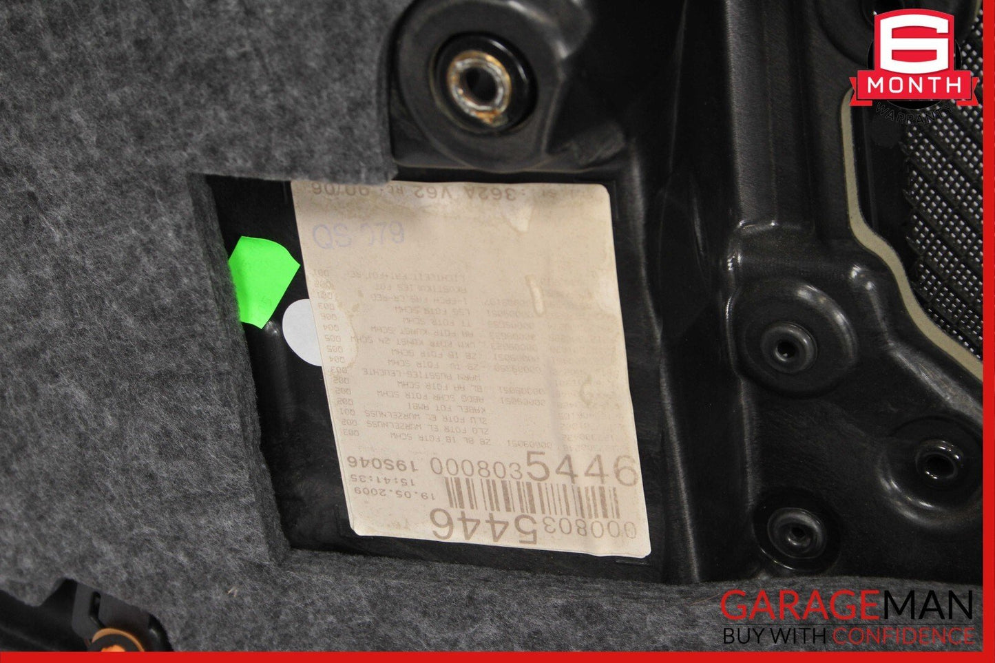 10-13 Mercedes W212 E350 E550 Rear Right Passenger Side Interior Door Panel OEM