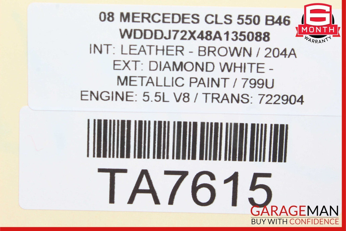 06-11 Mercedes W219 CLS550 CLS500 Front Fuse Relay Box Control Module OEM