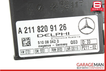 Mercedes R230 SL500 C230 CLK320 Anti Theft Alarm Module 2118209126 OEM