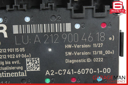 08-15 Mercedes W204 C250 Front Right Passenger Side Door Control Module OEM