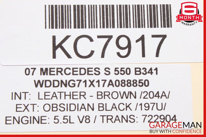 07-14 Mercedes W221 S63 CL550 Voice Language Communication Control Module Unit