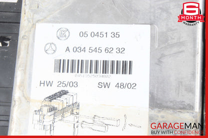 03-12 Mercedes R230 SL500 SL55 AMG Rear SAM Fuse Box Relay Module OEM