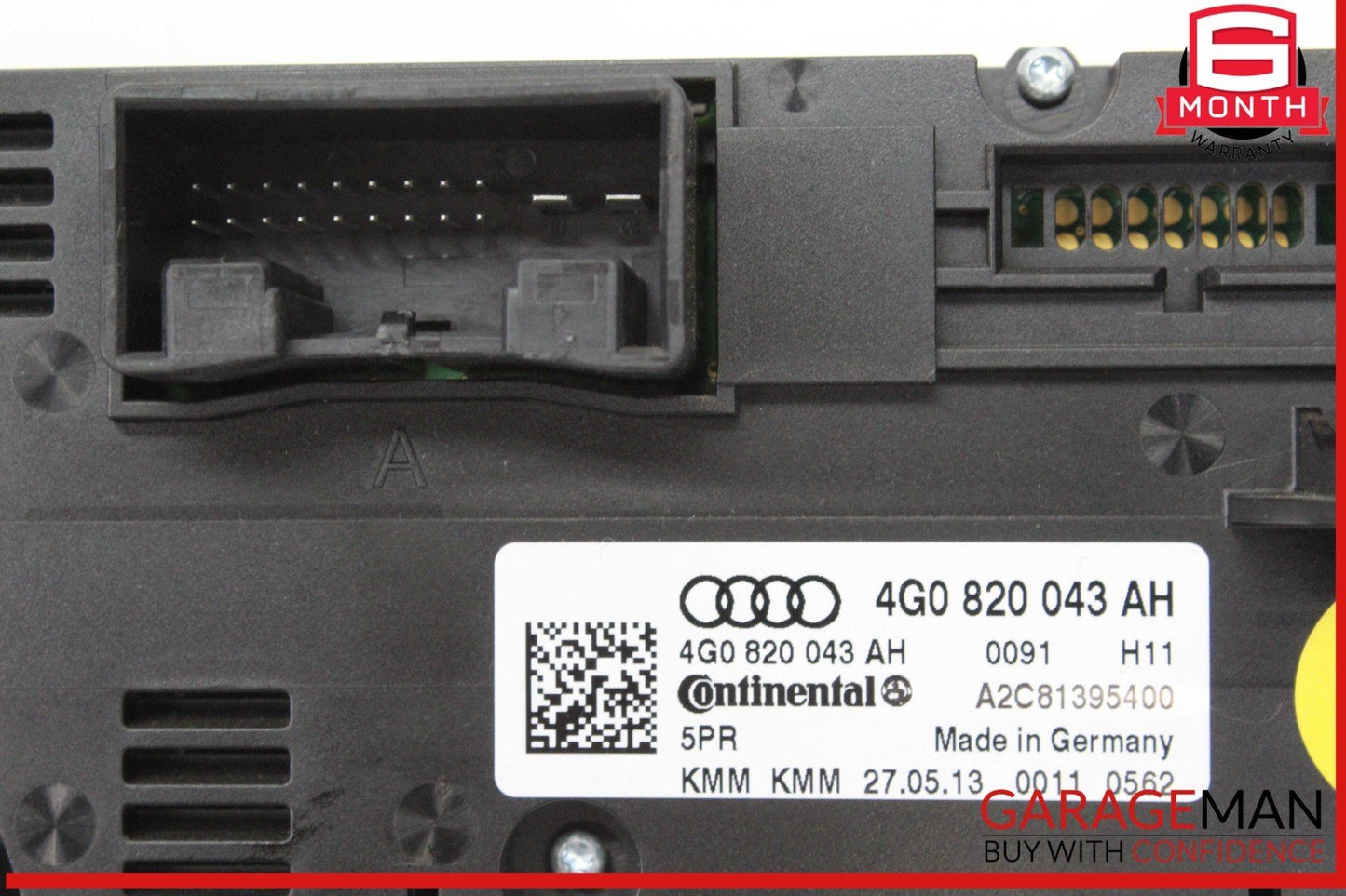 12-18 Audi A6 A7 Front AC Air Conditioning Temperature Climate Control Panel OEM