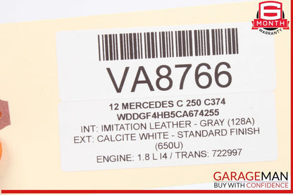08-17 Mercedes W204 C250 E350 E550 Trunk Lid Latch Lock Actuator 2047500185 OEM