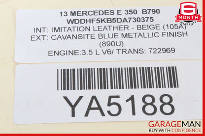 10-18 Mercedes W212 E350 CLS350 Rear Left & Right Brake Caliper Calipers Set OEM